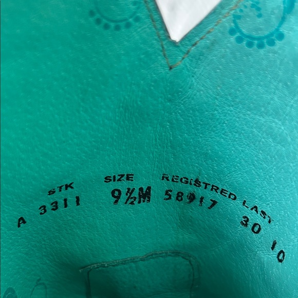 Corral Brown and Turquoise Western Cowboy Boots - Picture 8 of 8